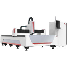 1000W Tube Fiber  Laser Cutting Machine Cover Exchange Table Metal Fiber Laser Cutting Machine